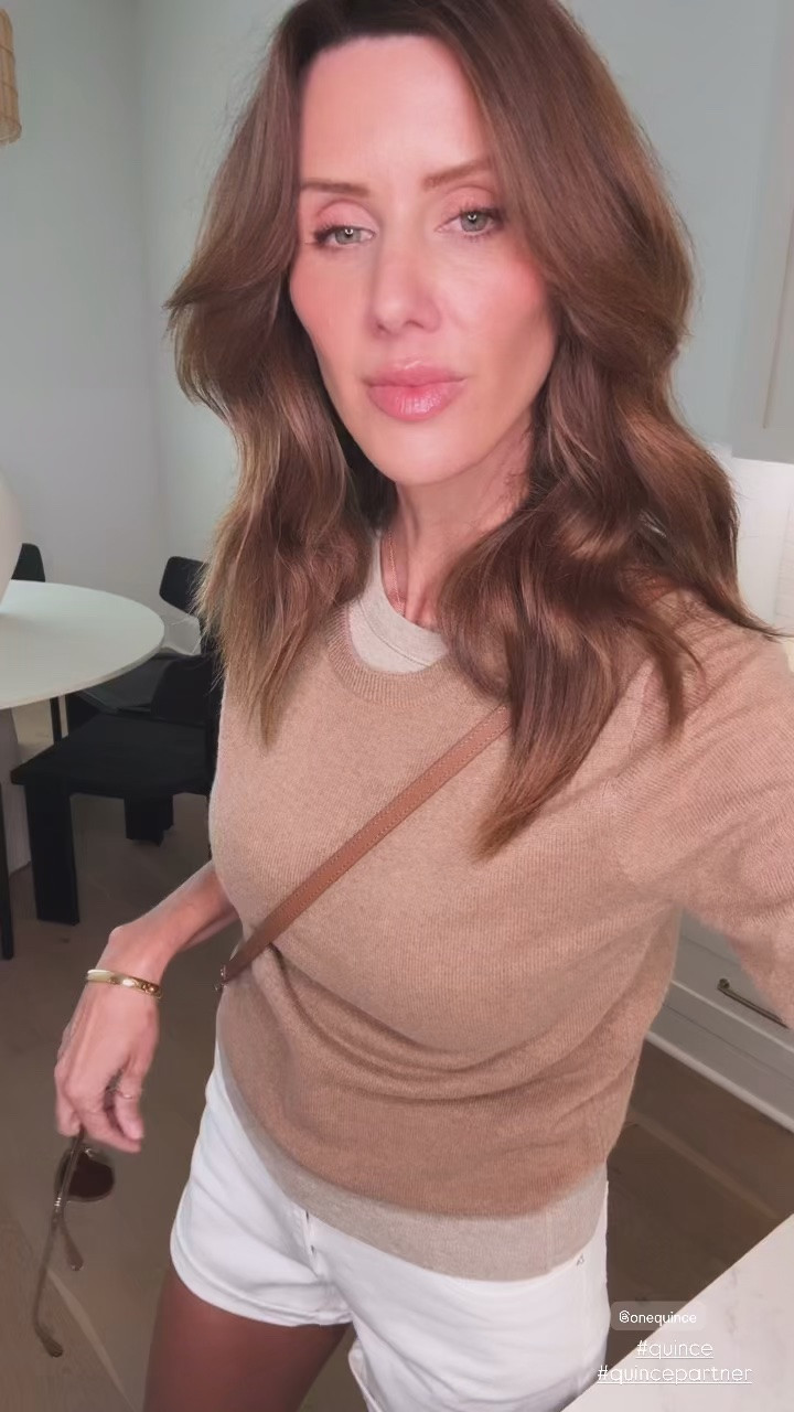 always counting on @Quince to have the best elevated basics // thus cashmere sweater is the perfect layering piece for fall // pairs with shorts for these last summer months, as well #quince #quincepartner

#LTKmomlife #LTKOver40 #LTKSeasonal