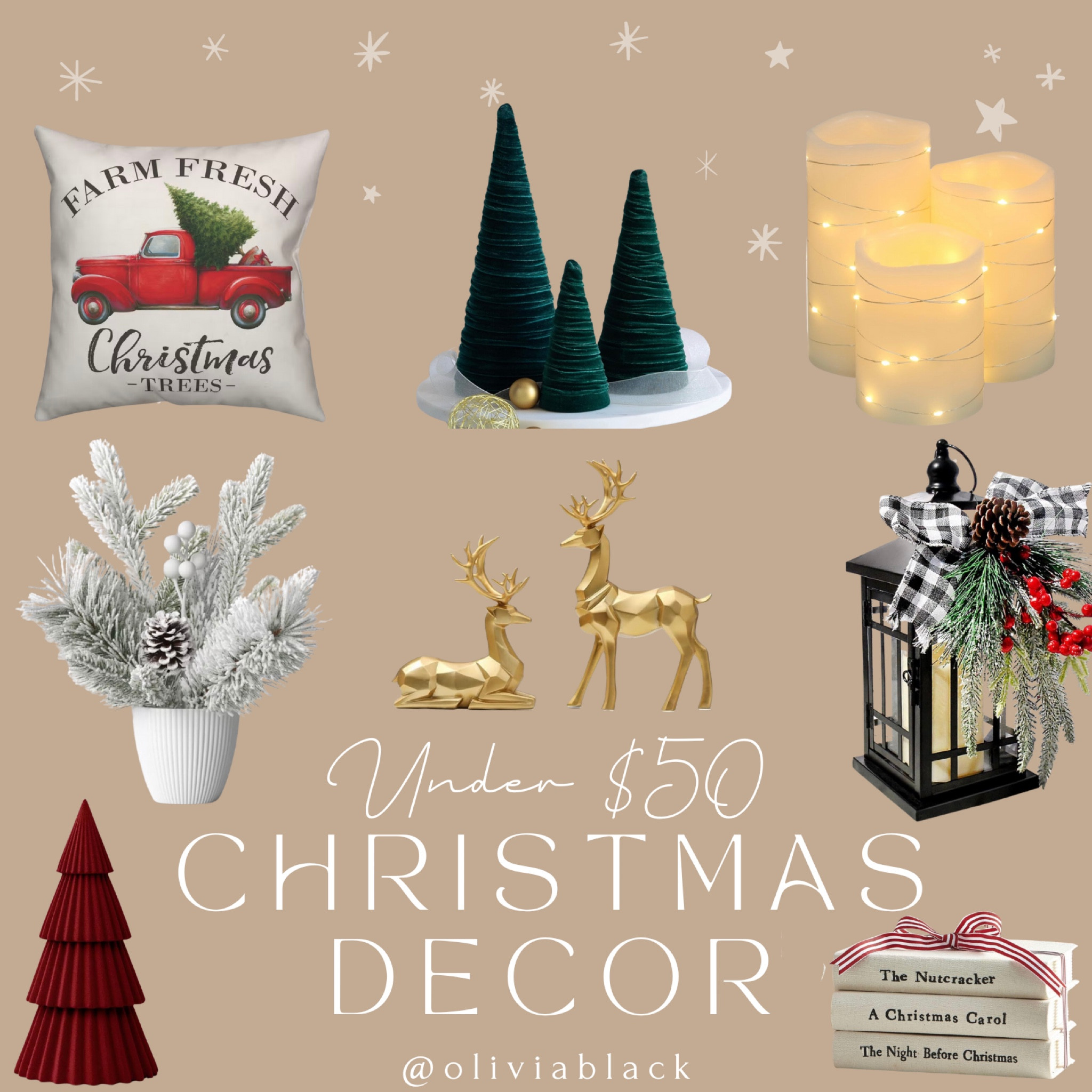 Christmas Decor!!! 
#LTKfindsunder50 #under50 

#LTKHoliday #LTKSeasonal #LTKhome