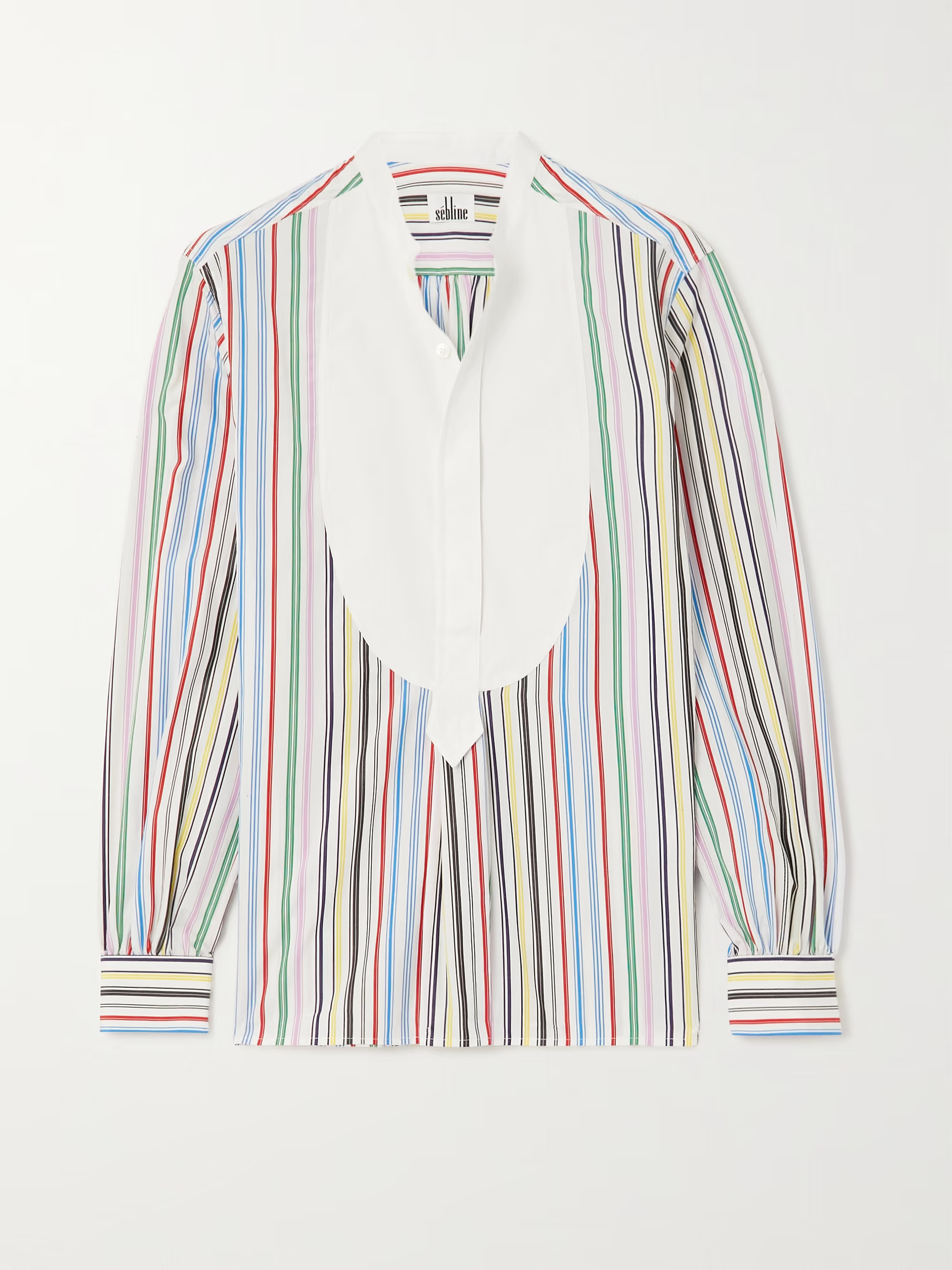Striped cotton-poplin shirt | NET-A-PORTER (US)