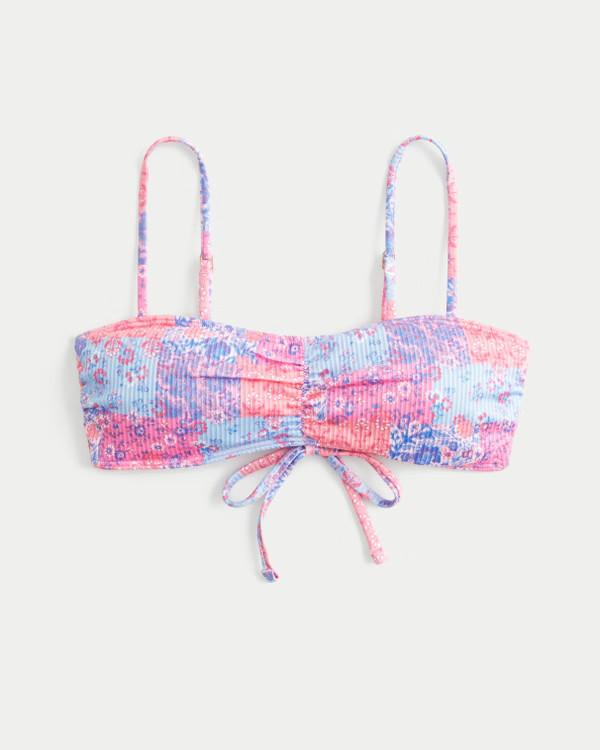 Women's Ribbed Tie Scoop Bikini Top | Women's Swimwear | HollisterCo.com | Hollister (US)