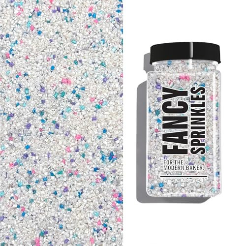 Fancy Sprinkles Unicorn Breath Fancy Sugar Pearlescent White, Blue, Pink and Purple Sugar Crystals 1 Pack (4.6 OZ) | Amazon (US)