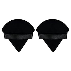 Flytianmy 2Pcs Triangle Powder Puffs, Face Makeup Puff for Body Loose Powder Beauty Makeup Tool B... | Amazon (US)