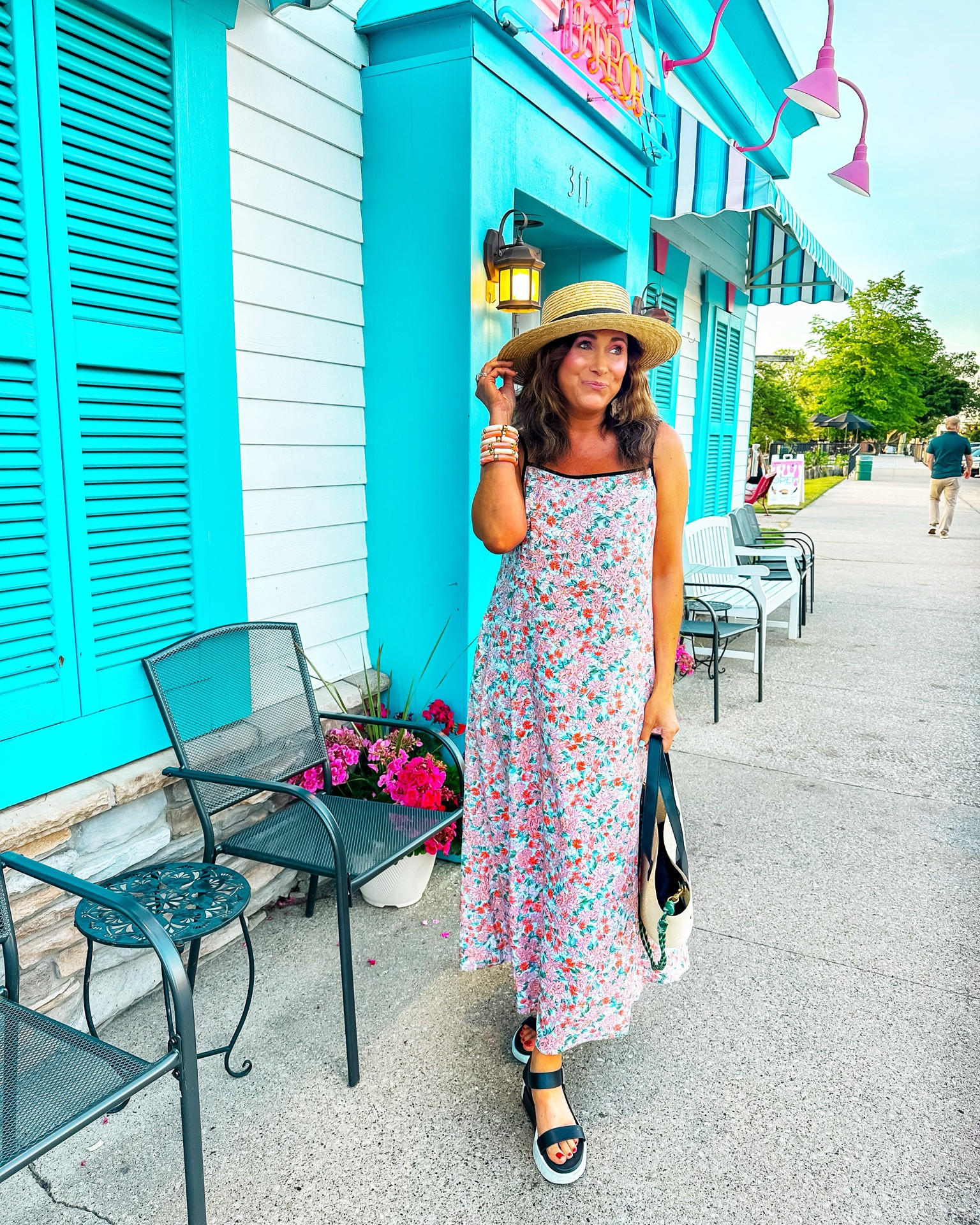 Two dresses same print but so many to choose from love the maxi for date night and the casual v neck is a perfect day time dress!🌸🍃

#LTKootd #LTKSeasonal #LTKOver40
