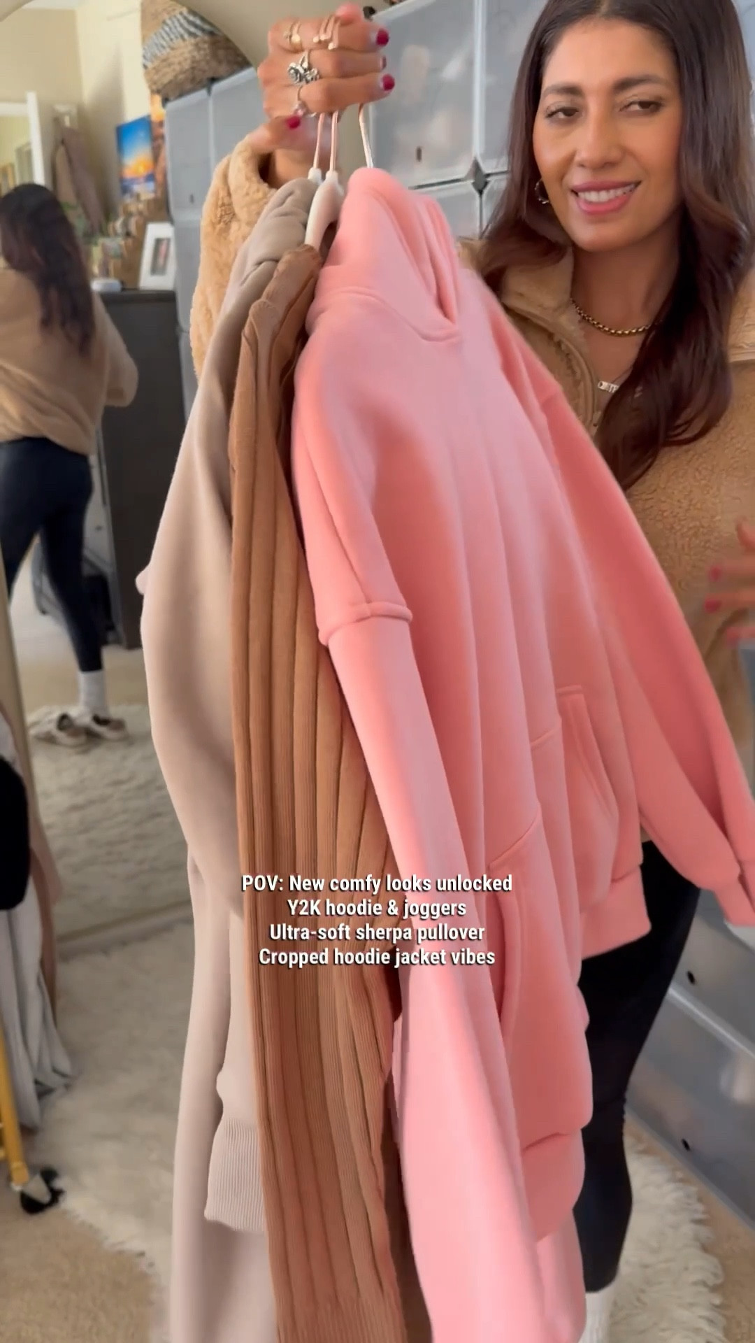 Comfy looks I’ve been loving lately 🤍
This Y2K hoodie & jogger set, super-soft sherpa pullover, and cropped hoodie jacket are perfect for everyday wear.
Easy athleisure outfits that feel cozy, stylish, and effortless.



Y2K hoodie set, hoodie and jogger set, comfy loungewear, athleisure outfit, sherpa pullover, cozy pullover, cropped hoodie jacket, casual outfits, everyday wear, neutral athleisure, mom style outfits, trendy loungewear, fall athleisure, soft fabric clothing, comfy fashion

#LTKActive #LTKootd #LTKOver40