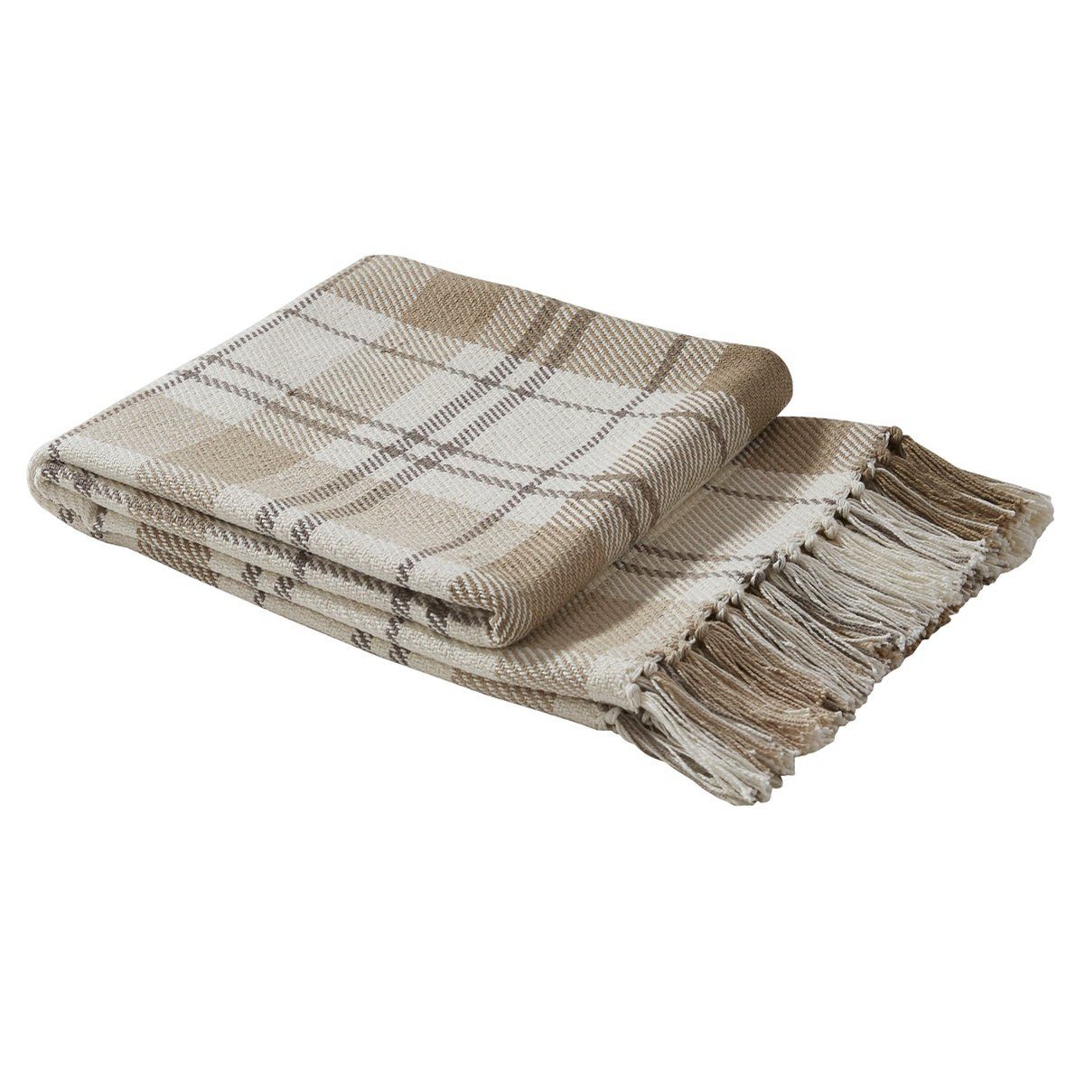 Park Designs In The Meadow Plaid Throw - White | Target