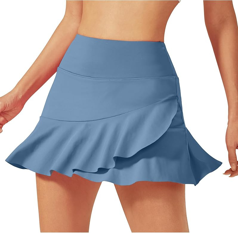 G4Free 15"/20" Tennis Skirts for Women Golf Skirts Skorts with Pockets Pleated High Waist Athleti... | Amazon (US)