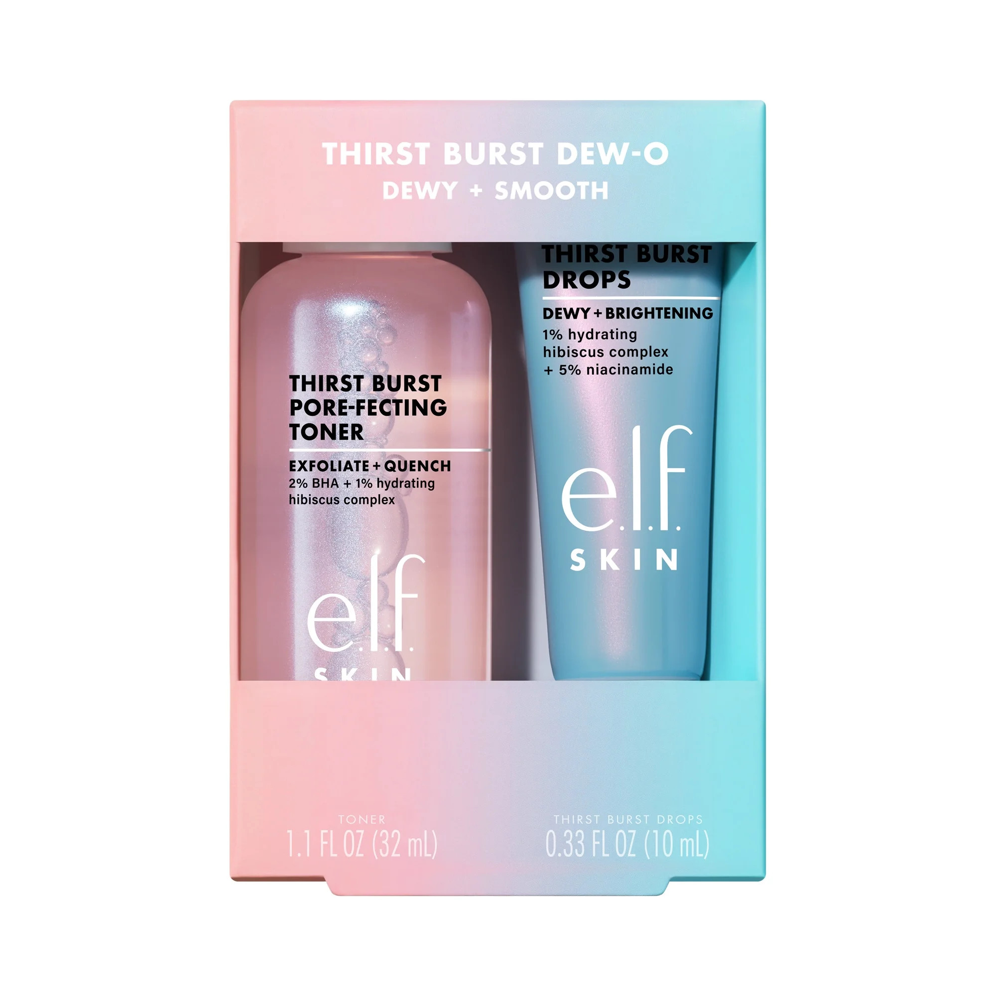 e.l.f. SKIN Thirst Burst Dew-O, Skincare Kit, 2 Piece | Walmart (US)