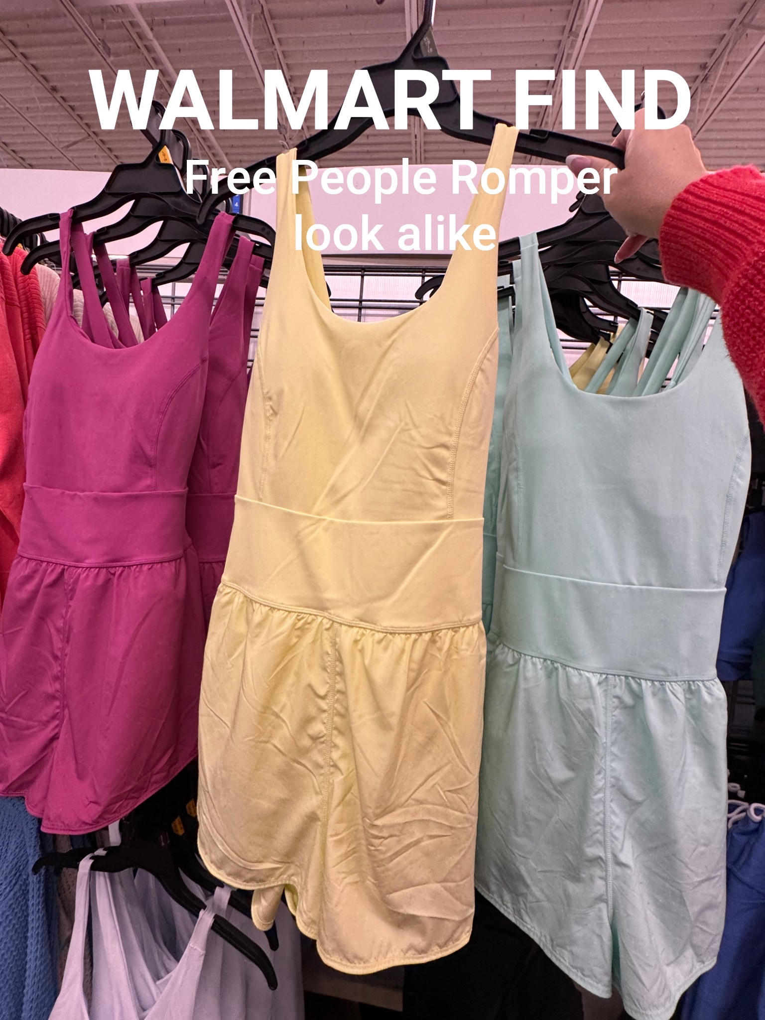 RUNNNNNNN’ Walmart has a version of the popular free people romper! And it’s amazing!! Comes in plus size too! 

#walmartfind #walmartfashion #freepeople #springstyle 

#LTKWatchNow #LTKFindsUnder50 

#LTKPetite