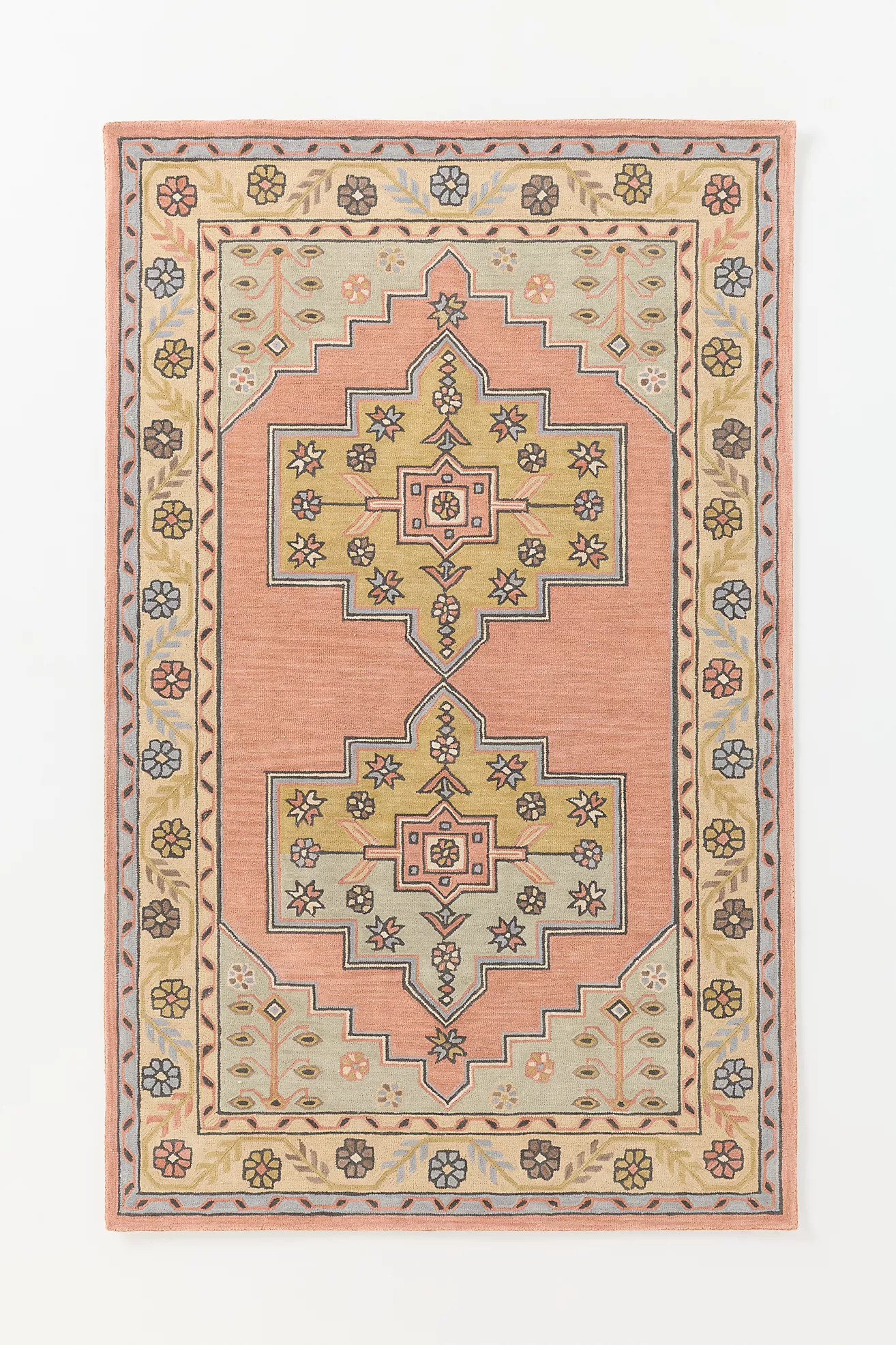 Piper Tufted Persian-Inspired Wool Rug | Anthropologie (US)