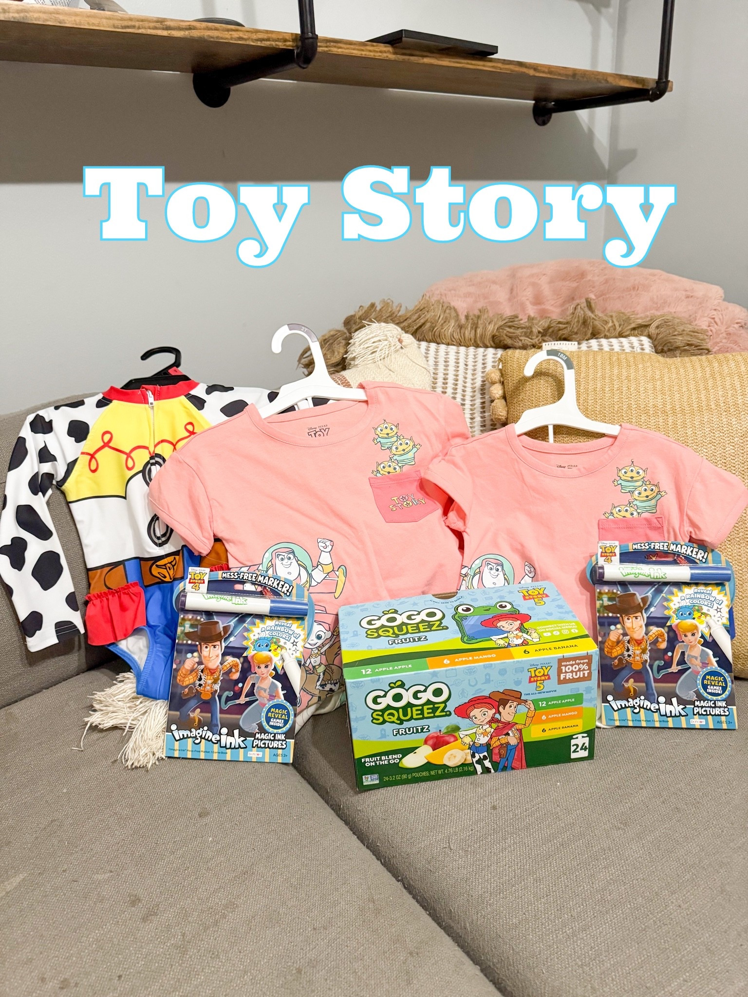 Dressing your little one in Toy Story 5 style before it even drops 🎯✨ These matching Toy Story alien tees are giving the cutest sibling outfit moment — and the Woody costume? Obsessed. Everything is linked and shoppable for your mini Disney fan! Toy Story kids fashion | Disney toddler outfits | kids graphic tees

#LTKmomlife #LTKKids #LTKTravel