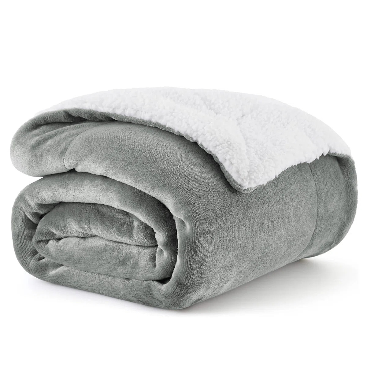 Canora Grey Sanborn Soft Reversible Sherpa Fleece Fur Thick Blanket Throw & Reviews | Wayfair.co.... | Wayfair UK