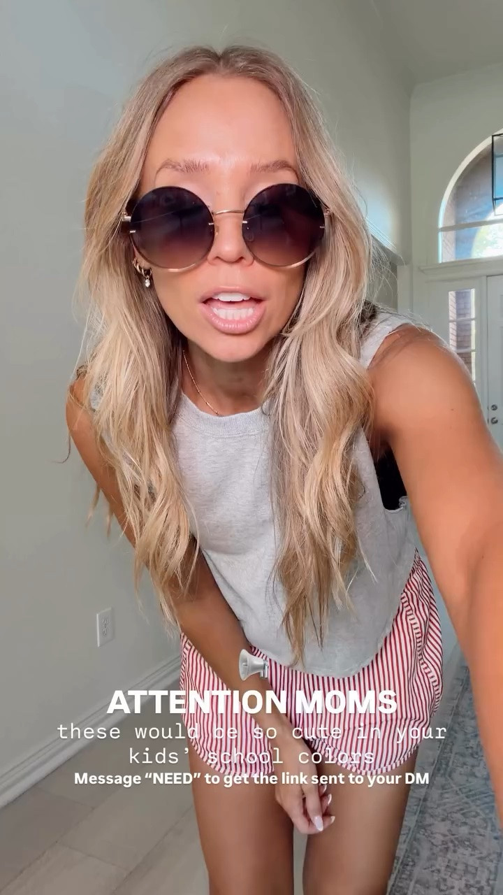 📢 ATTENTION MOMS: these would be so cute in your kids’ school colors for games! 

I’m wearing my tts (small)
5’5” // 120 ish lbs

#LTKgrwm #LTKootd #LTKdayinmylife