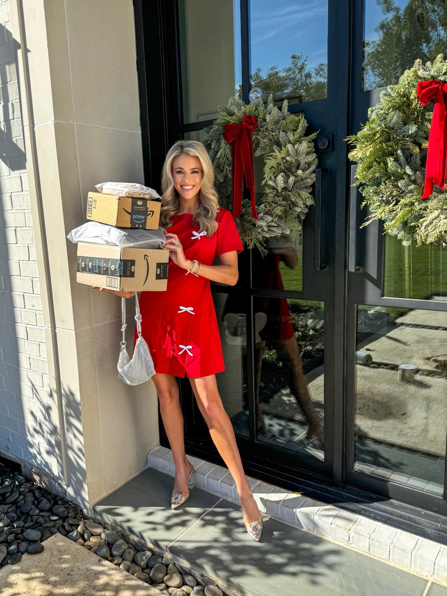 Holiday dress
Christmas
Silver bag
Silver heels
Amazon fashion 

#LTKCyberWeek #LTKHoliday #LTKFindsUnder100