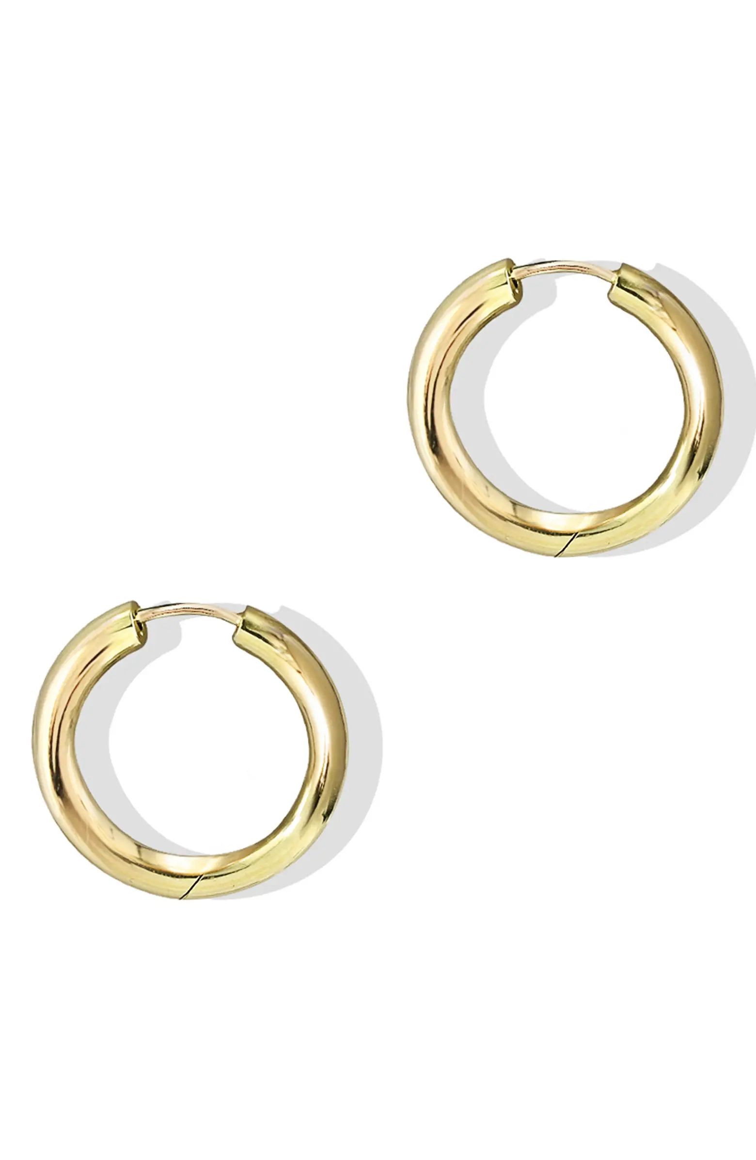 Argento Vivo Sterling Silver Hinged Endless Hoop Earrings | Nordstrom | Nordstrom