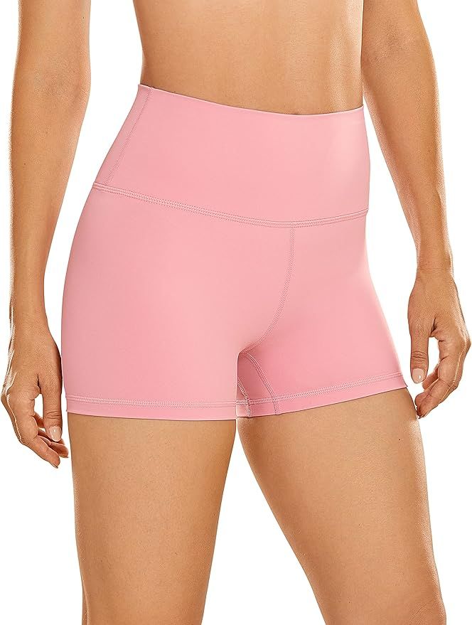 CRZ YOGA Women's Naked Feeling Biker Shorts - 3" / 4" / 6" High Waist Yoga Workout Running Shorts | Amazon (US)