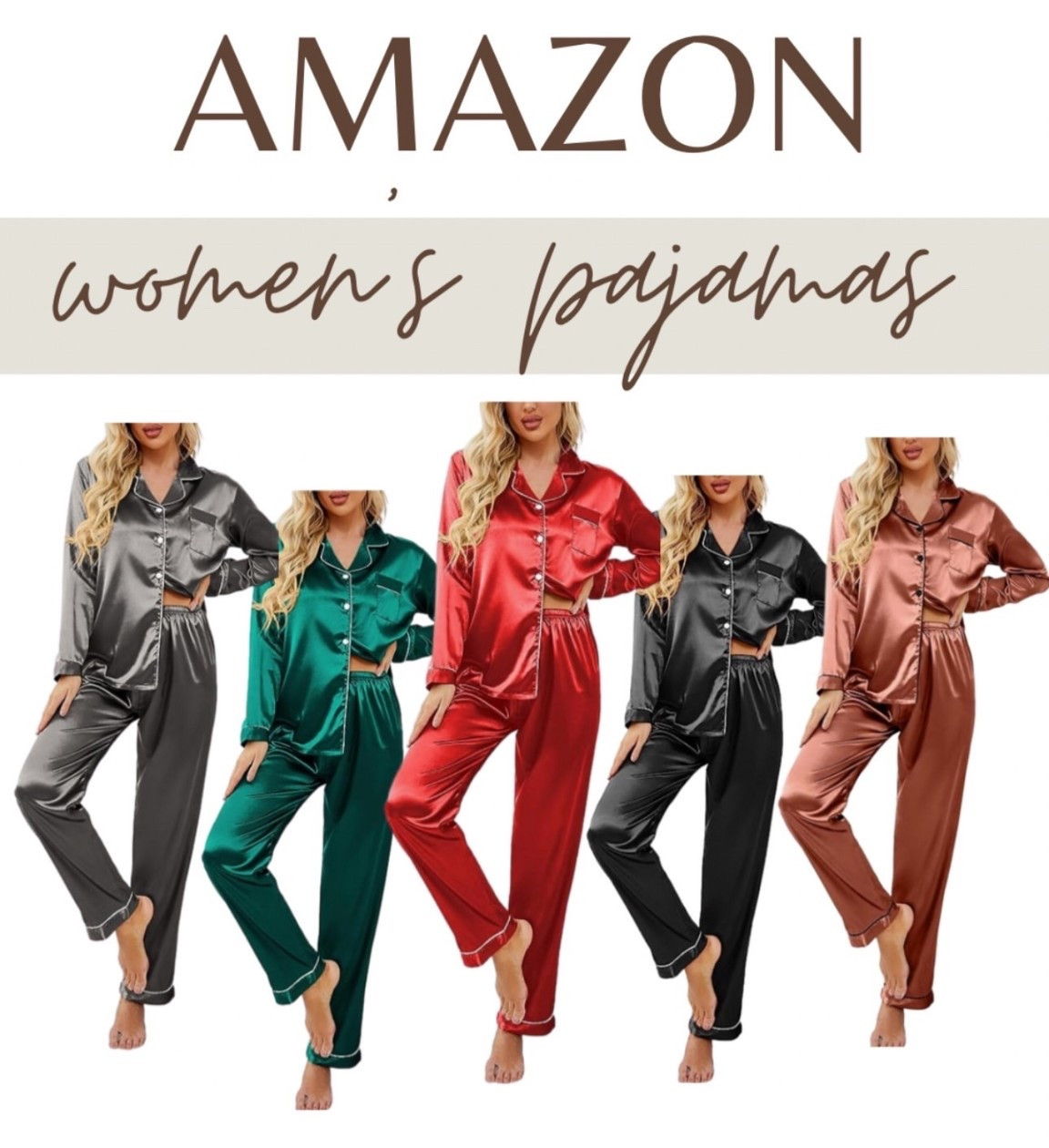 Women’s pajamas! The silkiest and most comfortable pajamas I’ve ever worn! Perfect for Christmas pajamas!

#LTKHoliday #LTKGiftGuide #LTKselfcare