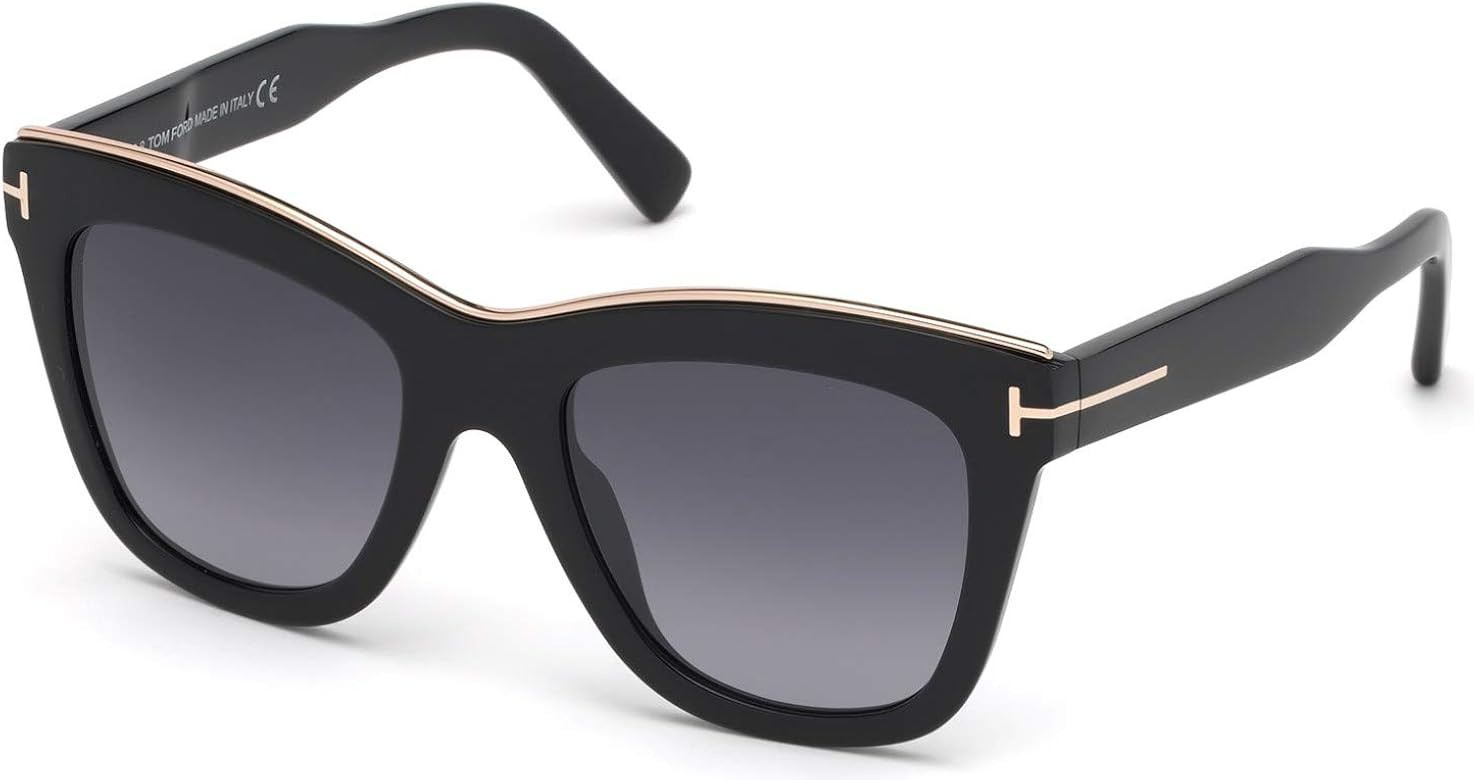 Tom Ford FT0685 Julie Geometric Sunglasses for Women + BUNDLE with Designer iWear Eyewear Care Ki... | Amazon (US)