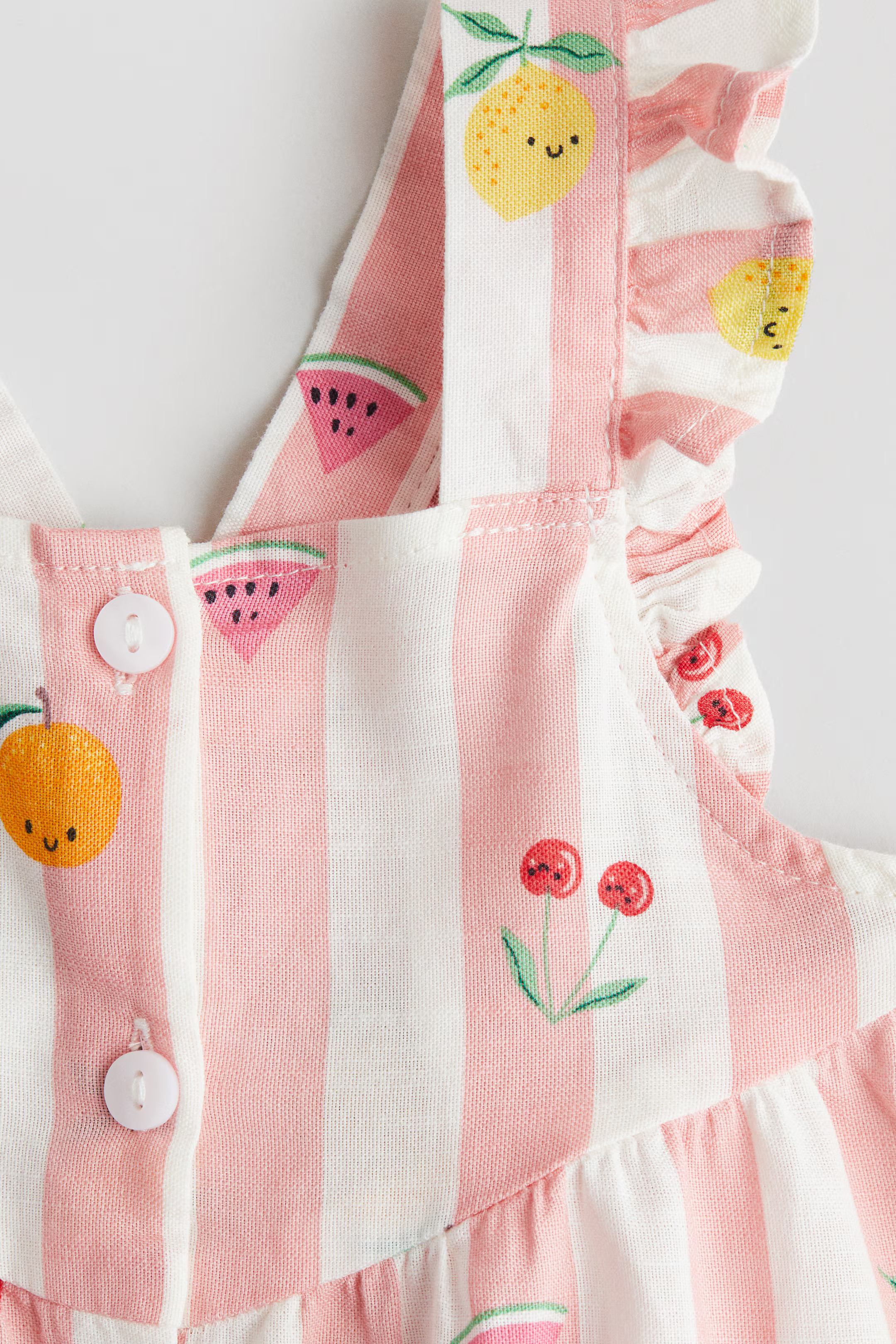 Ruffle-trimmed Cotton Dress | H&M (US + CA)