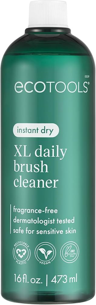 EcoTools XL Daily Brush Cleaner, Makeup Brush Cleaner Refill, 16 fl oz. | Amazon (US)