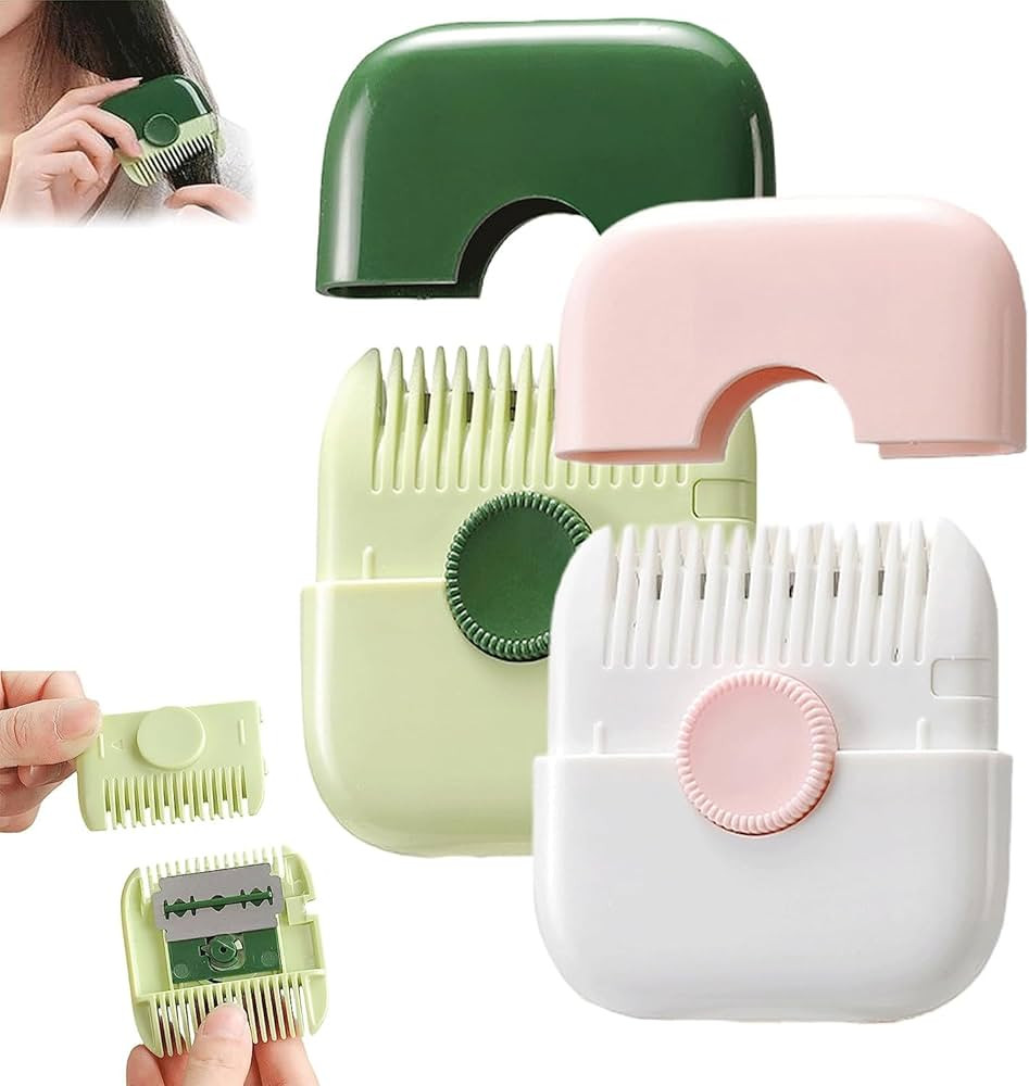 KXC 2 in 1 Hair Trimmer, Split End Hair Trimmer, Hair Trimming and Finishing 2 in 1 Bangs Trimmer... | Amazon (US)