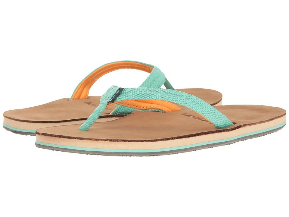 Hari Mari - Scouts (Mint/Orange) Women's Sandals | Zappos
