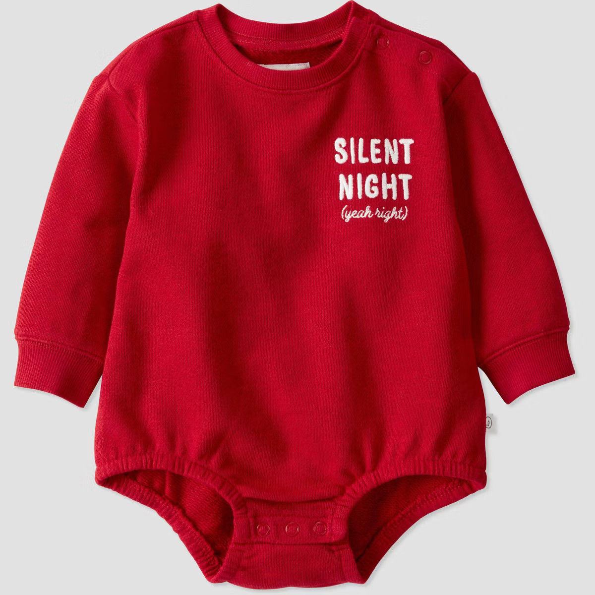 Little Planet By Carter's Organic Baby Holiday Bubble Romper - Red | Target