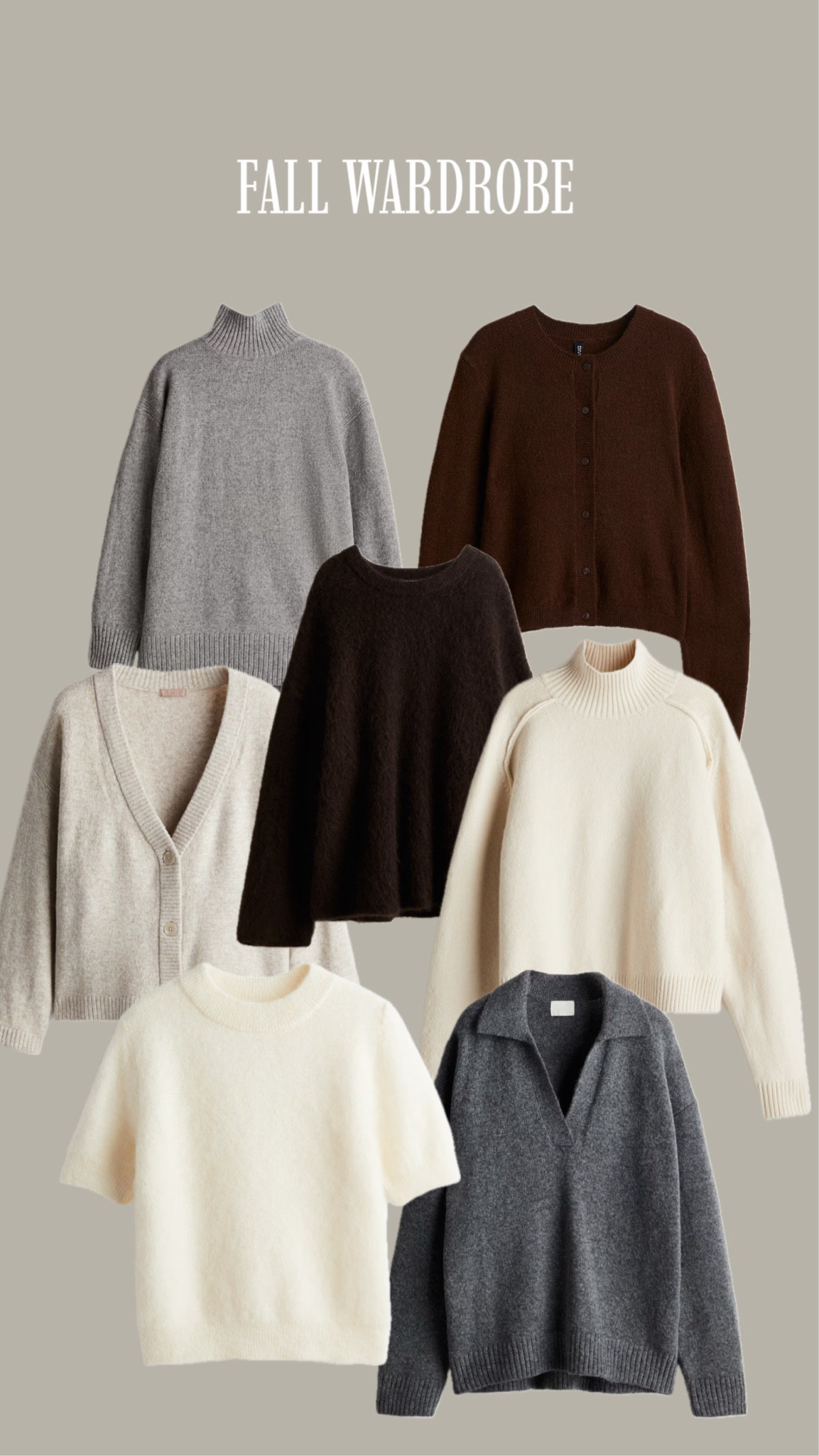 fall wardrobe sweater edition 🧶

#LTKeurope #LTKautumn #FashionMonth