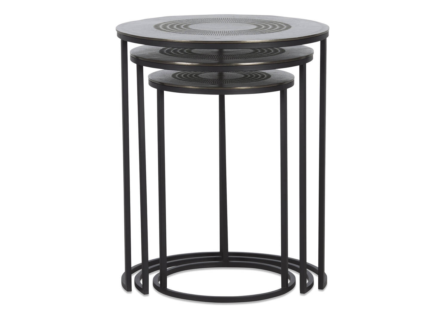 Modello Nesting Table Set -Charcoal | Urban Barn