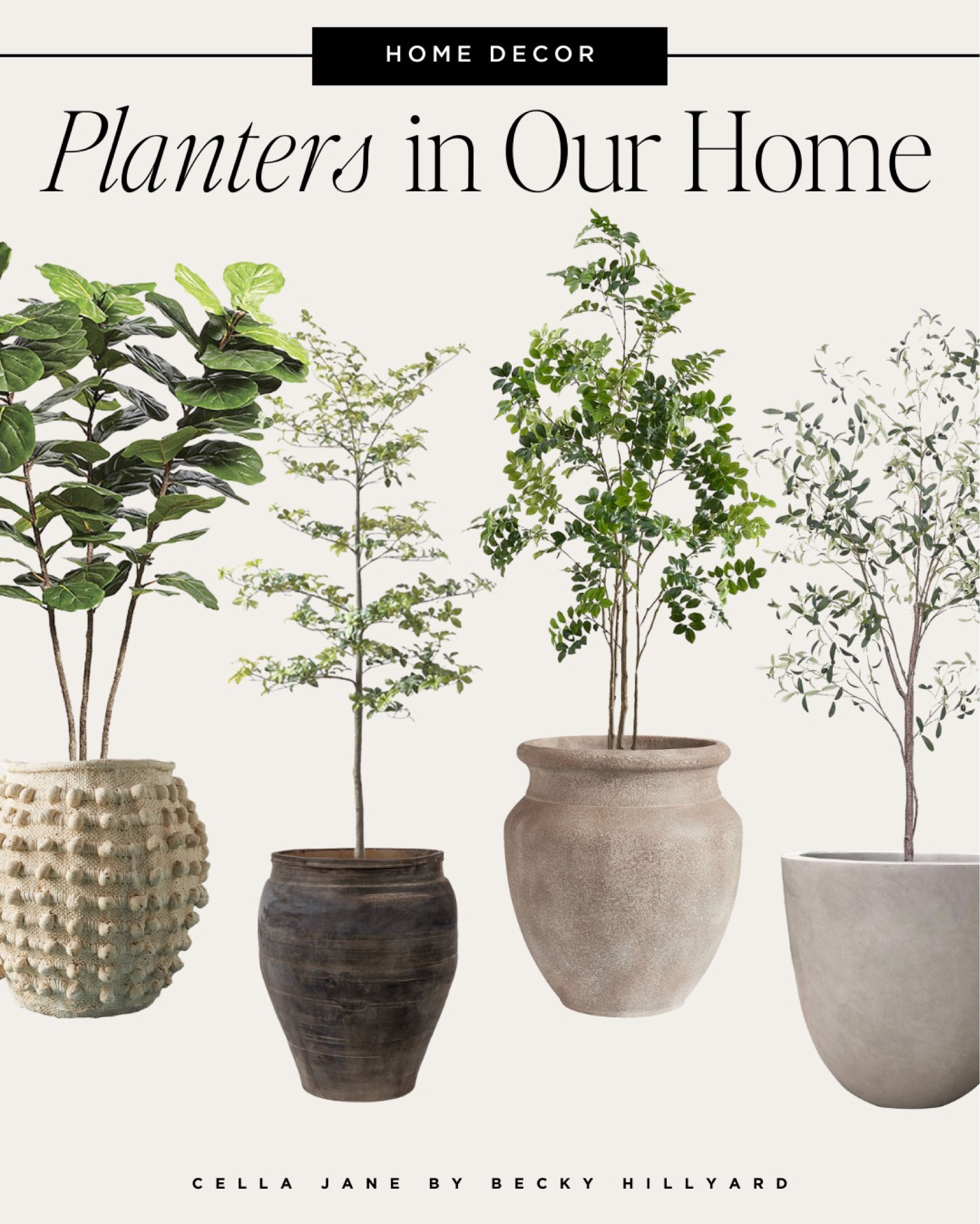 Shop my favorite planters and trees to go with them! #cellajaneblog #homedecor

#LTKhome