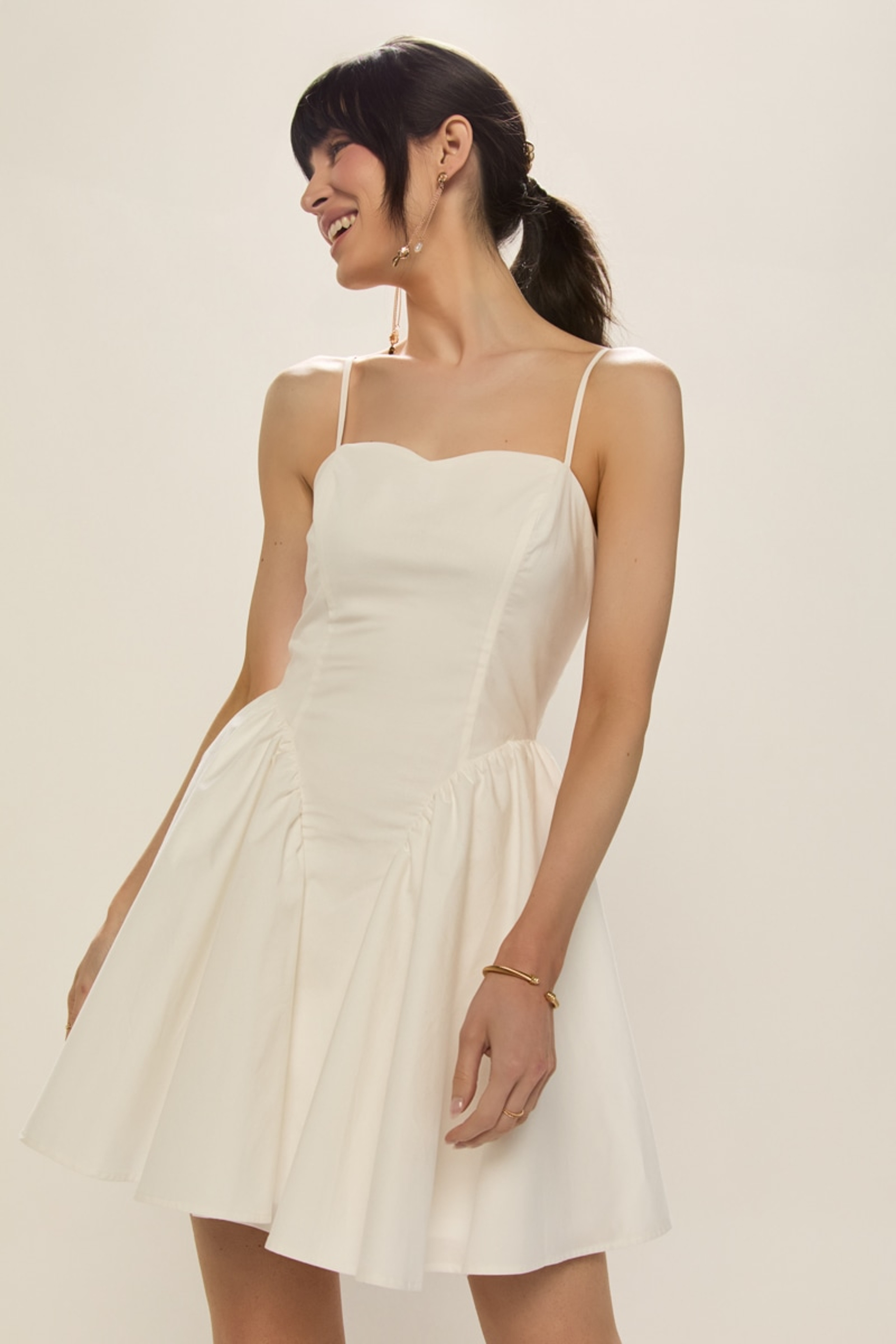 Janine Fit and Flare Mini Dress | Francesca's