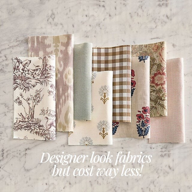 Designer look fabrics on a budget! There are so many affordable options-way more than shown here  

#LTKHome