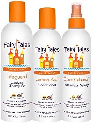 Fairy Tales Swim Shampoo, Conditioner, and Spray for Kids- 3 pack (12 oz) | Made with Natural Ing... | Amazon (US)