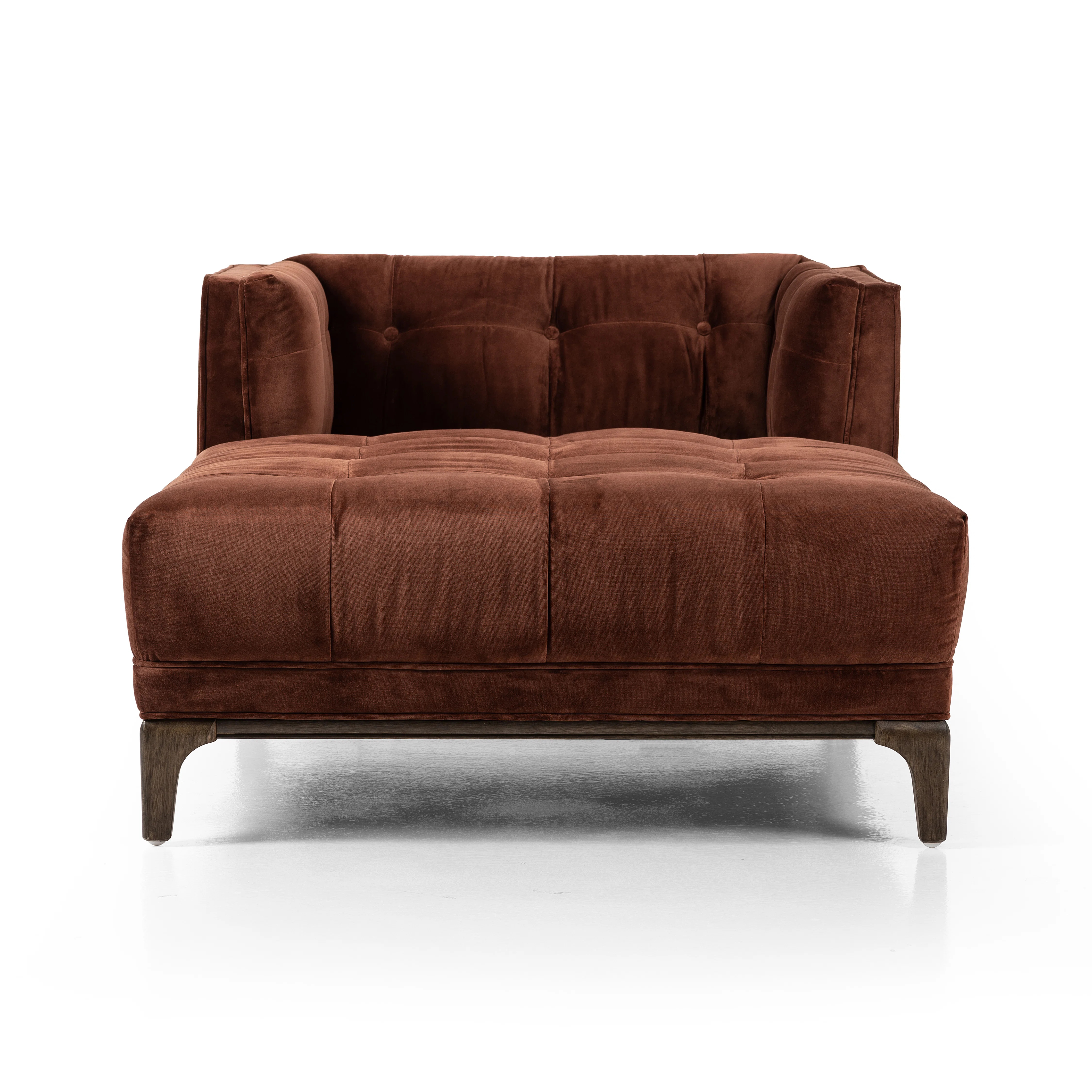 Bari Velvet Chaise Lounge | Wayfair North America
