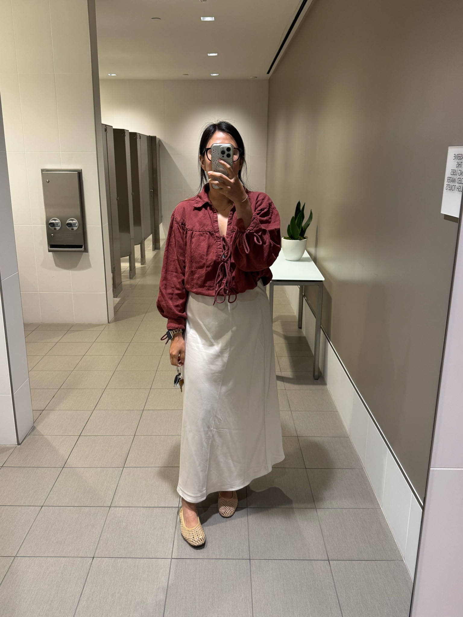 Mix and match top with a simple skirt. Size M in all 

#LTKWorkwear #LTKTravel #LTKSeasonal