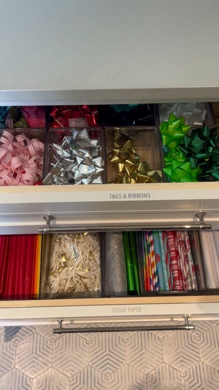 ✨Gift wrapping station!✨ The perfect inspiration for holiday prep!! Make all your gift wrapping this holiday season a breeze! Shop our top solutions for gift wrapping stations! #wrapping #gift #organization #christmas 

#LTKhome #LTKVideo #LTKHoliday