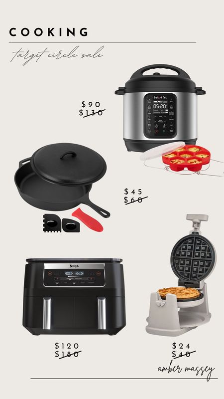 Cooking finds from the Target Circle week sale!

Target circle sale, target circle week, kitchen appliances, cooking, target kitchen, target home 

#LTKsalealert #LTKxTarget #LTKhome