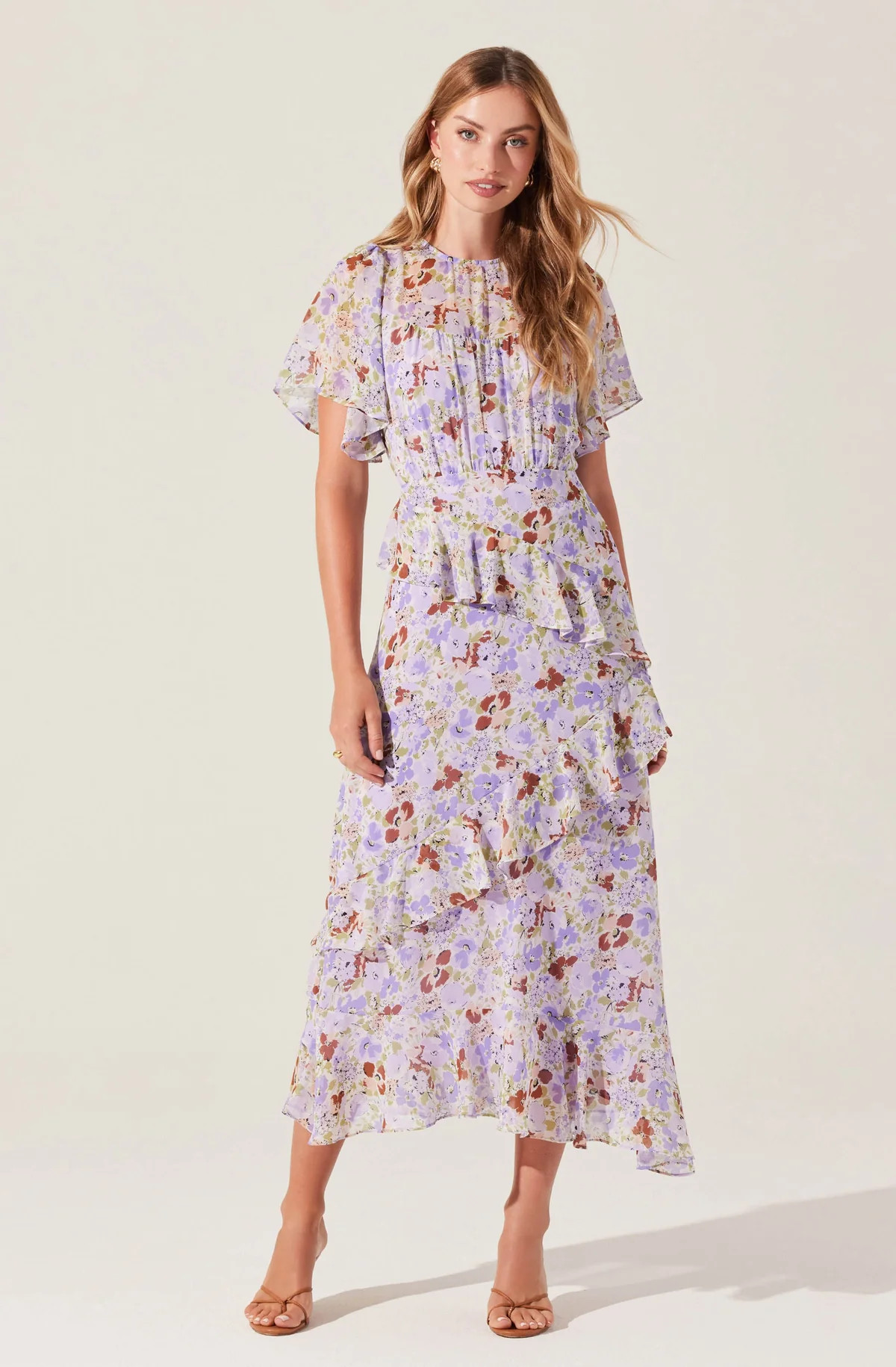 Floramae Floral Ruffle Dress | ASTR The Label (US)
