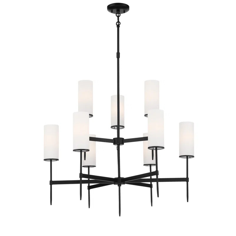 Amanraj 9 - Light Dimmable Tiered Chandelier | Wayfair North America