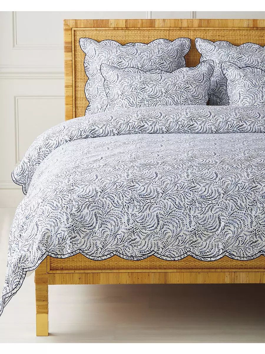 Priano Sateen Duvet Cover | Serena and Lily