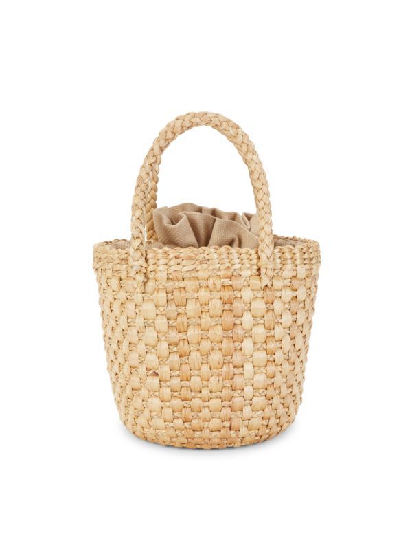 Quinn Seagrass Straw Bucket Bag | Saks Fifth Avenue OFF 5TH