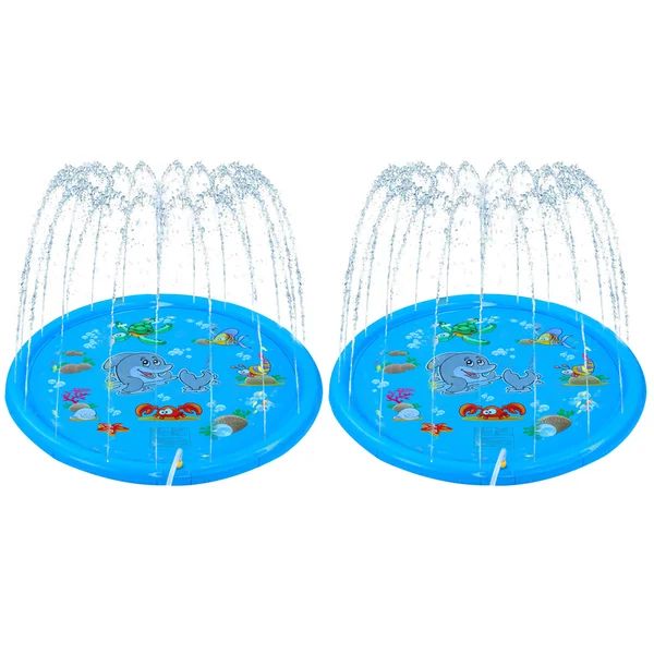 Dimple Plastic Foldable and Kids Sprinkler with Carrying Case (Set of 2) | Wayfair North America