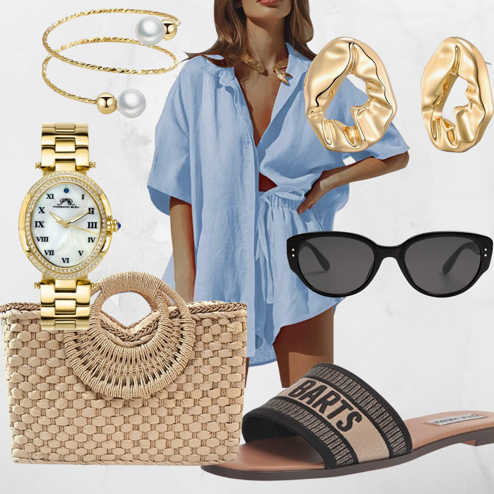 The perfect coastal chic look 🩵

#LTKstyletip #LTKFind #LTKtravel