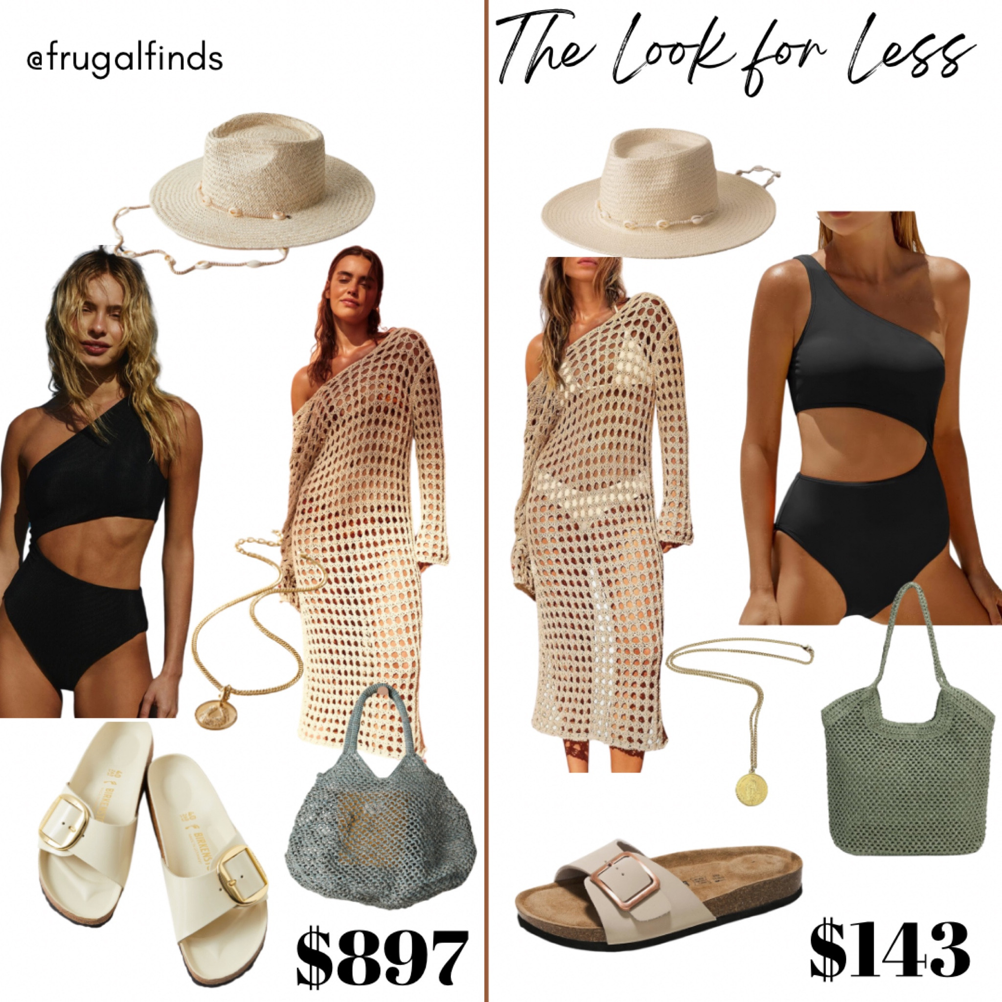 This might be my favorite one YET! The sandals and the hat are my favorite part but the whole thing is just *chef’s kiss*. Can you tell I am ready for a beach vacation? I’m not getting one this year but even the trips to the pool will have this level of commitment!

#LTKswim #LTKfindsunder50 #LTKSeasonal