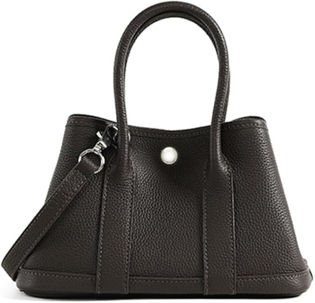 Portable Cowhide tote for women,Women's Bag Garden,Genuine Leather Tote Bag Leather Large Crossbo... | Amazon (US)