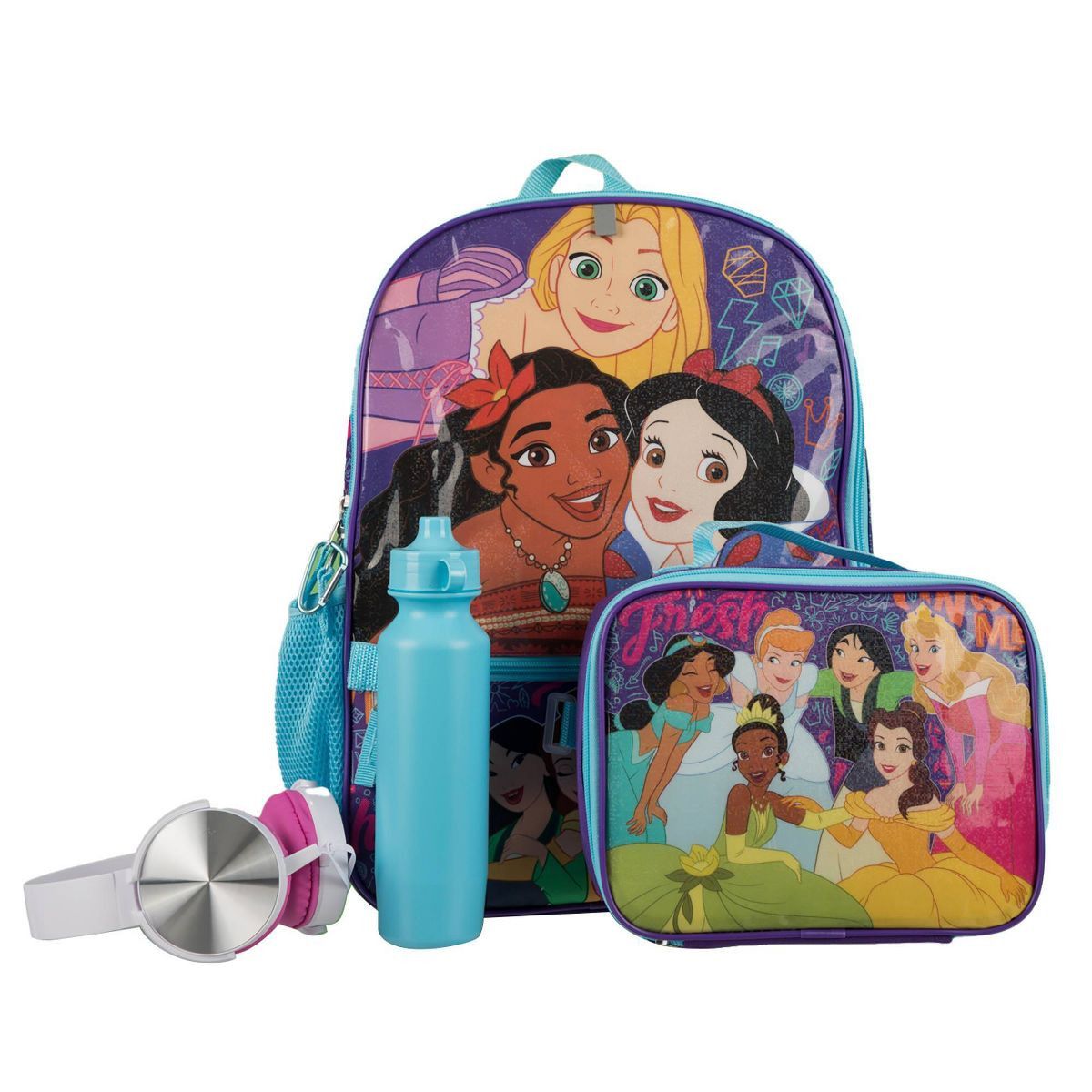 Disney Princess Kids' 16" Backpack Set with Headphone | Target