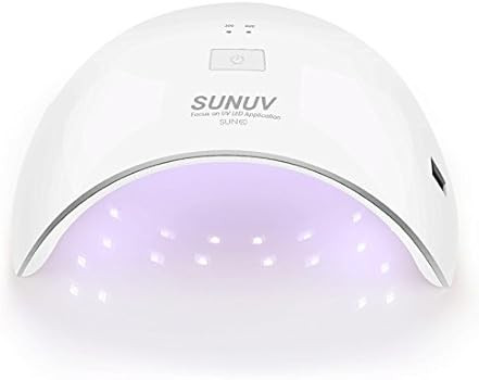 UV LED Nail Lamp, SUNUV Gel UV Light Nail Dryer for Gel Nail Polish Curing Lamp with Sensor 2 Tim... | Amazon (US)