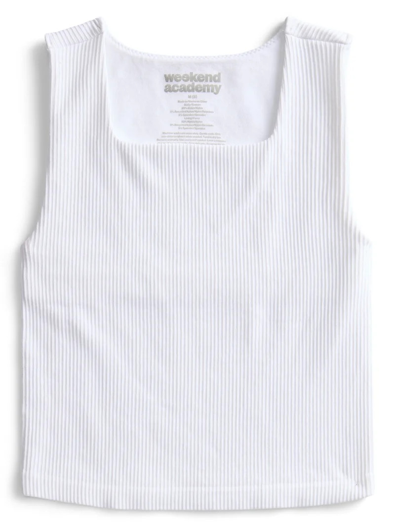 Weekend Academy Girls Seamless Tank Top, Sizes 4-18 | Walmart (US)