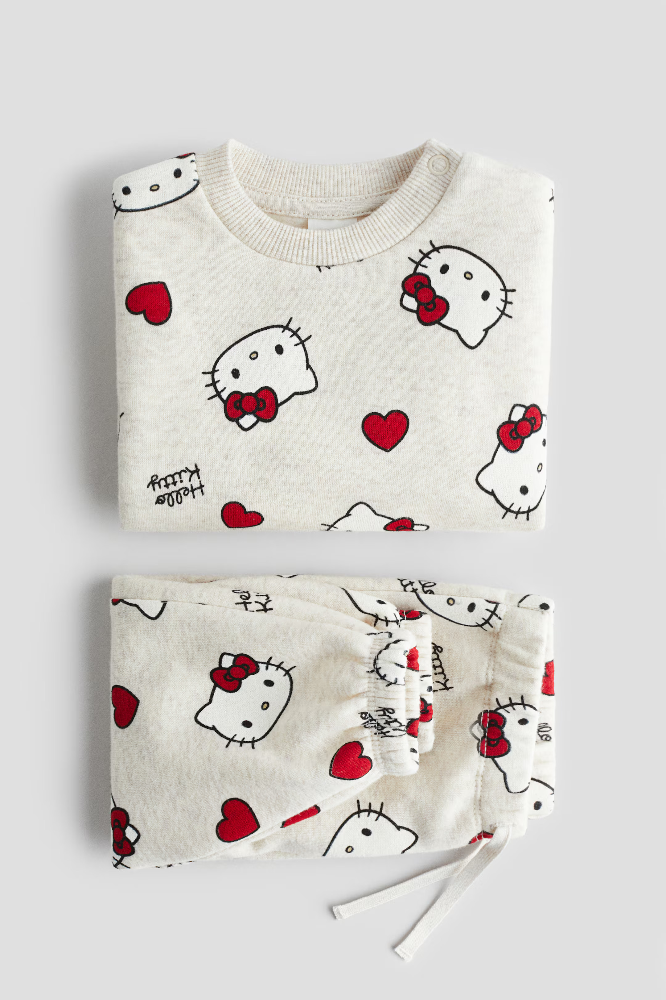 2-piece printed sweatshirt set | H&M (UK, MY, IN, SG, PH, TW, HK)