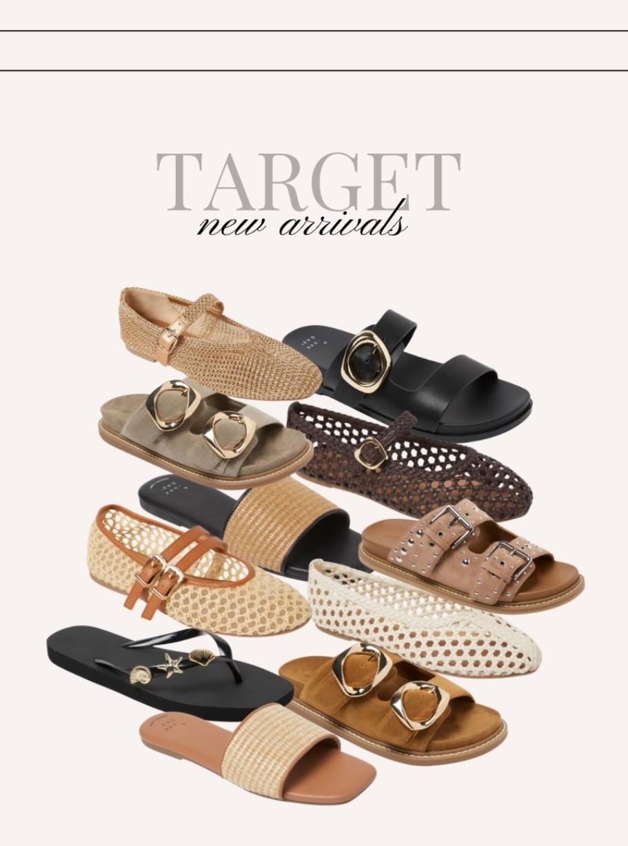 Target new arrivals under $50! 

#targetnewarrivals #springsandals #springstyle #sandals #shoes #trending #trendyshoes #flats #brownsandals #blacksandals #sandalsunder50 #shoesunder50 #targetfinds #affordablestyle 

#LTKSeasonal #LTKOver40 #LTKU