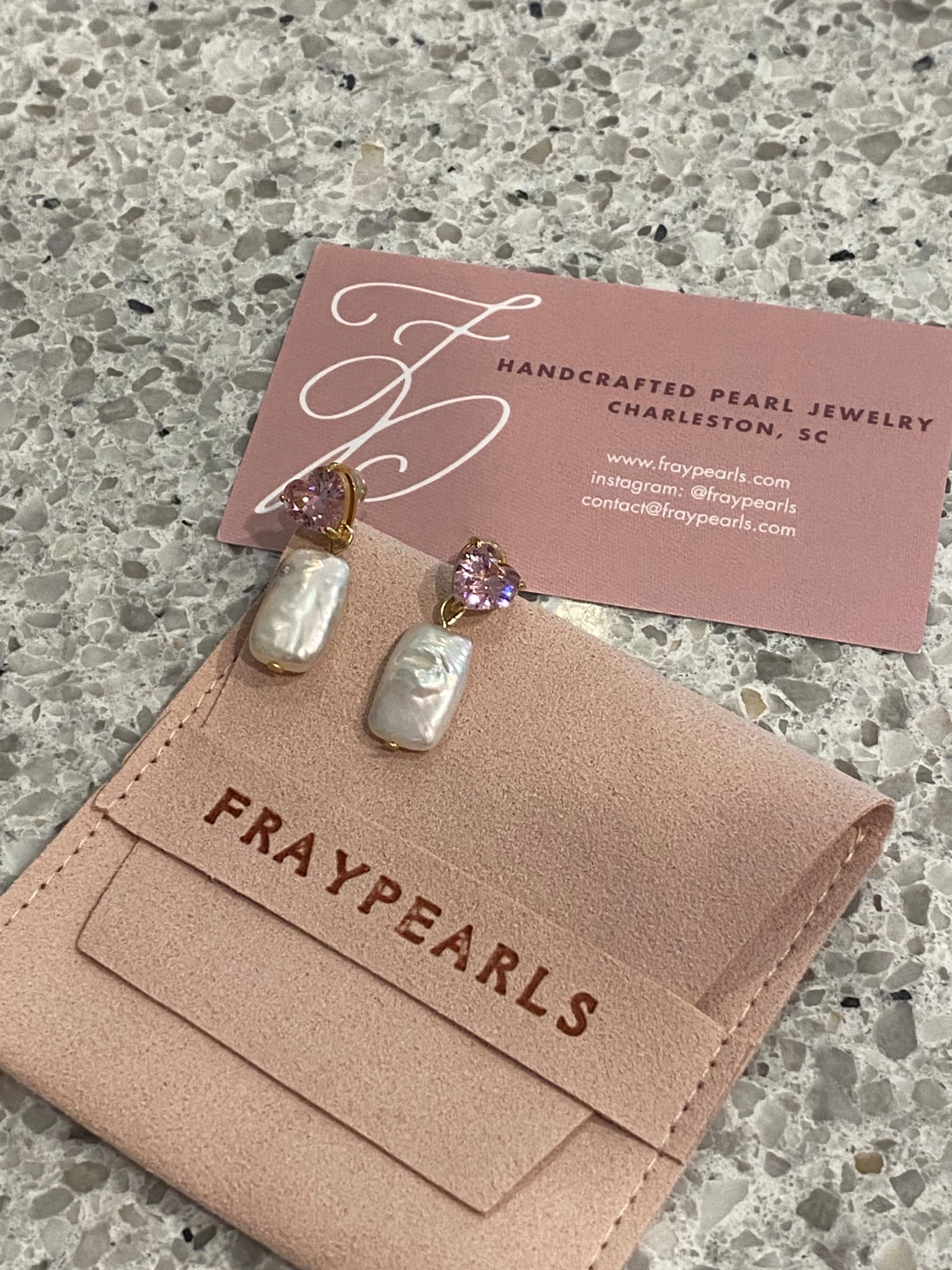 SO EXCITED for my new pair of earrings from @fraypearls !!!💌💘🫶🏼🩷 

#LTKValentine #LTKgrwm #LTKootd